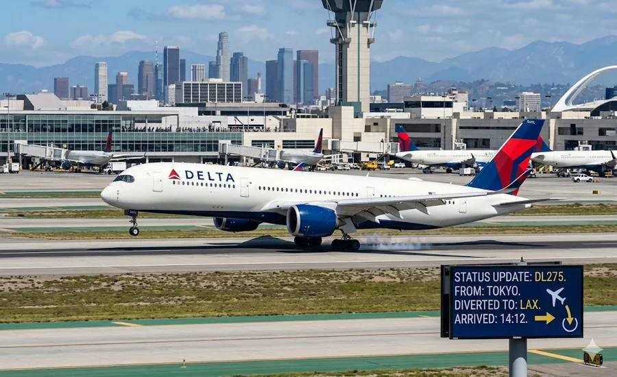 Delta Flight DL275 Diverted LAX
