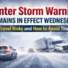 Winter Storm Warning Remains in Effect Wednesday