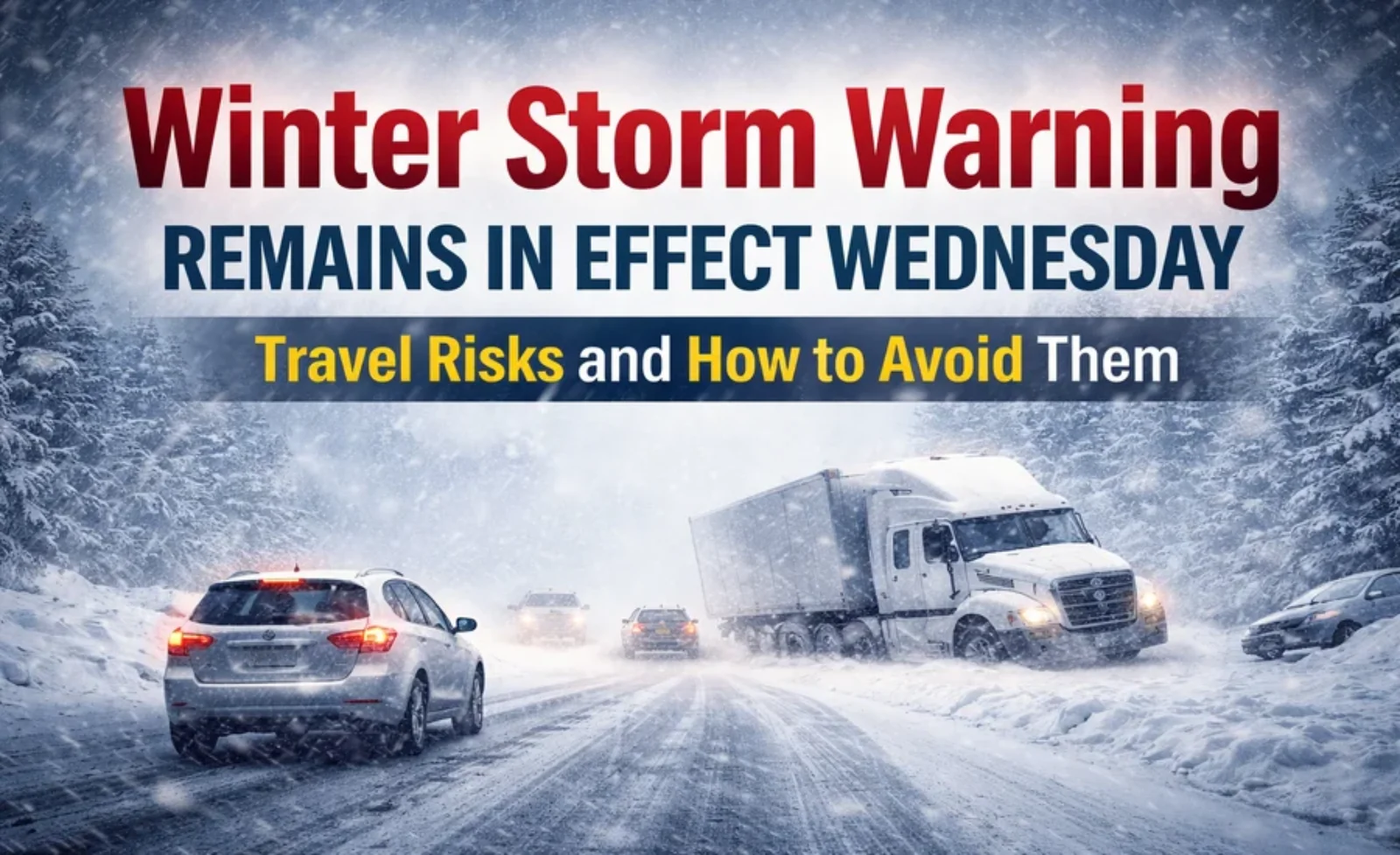 Winter Storm Warning Remains in Effect Wednesday