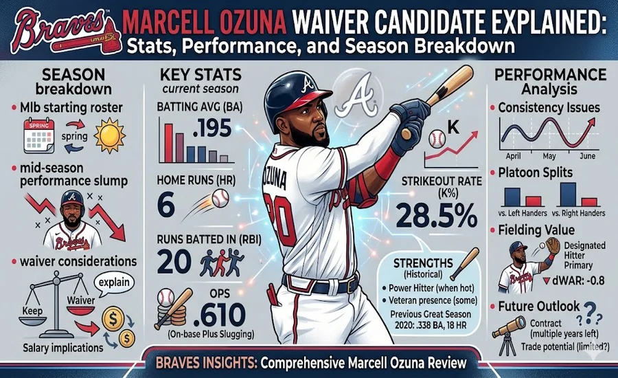 Braves Marcell Ozuna Waiver Candidate
