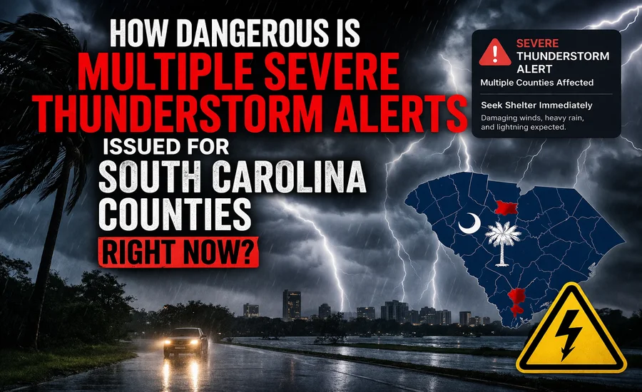 Dangerous Is Multiple Severe Thunderstorm Alerts Issued For South Carolina Counties