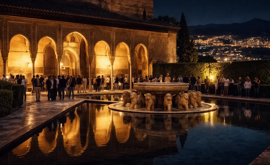 alhambra night tour attendance revenue